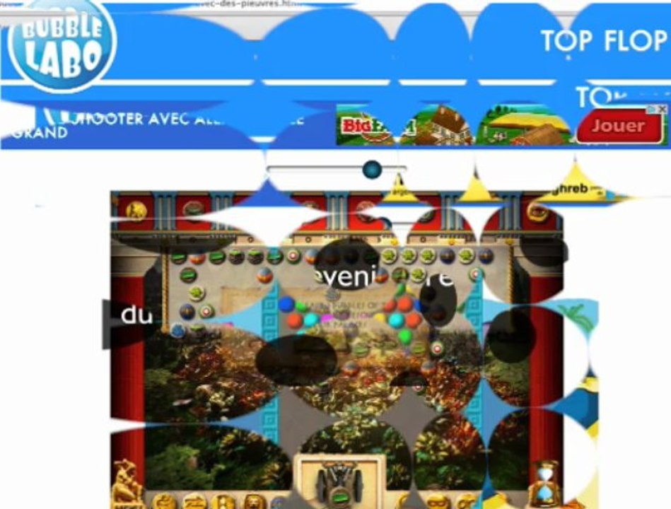 Des jeux de bubble tout en couleur !
