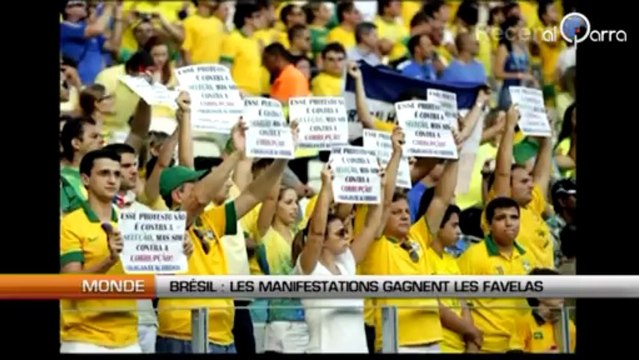 Brésil : Les manifestations gagnent les favelas
