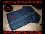 cappotta capote cappotte auto volkswagen Golf cabrio 1 2 serie pvc blu scuro mk1 mk2