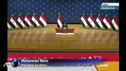 Les divisions menacent l'Egypte de "paralysie", dit Morsi