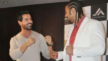 John Abraham @ JA Hayemaker Fitness Franchise Press Conference !