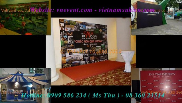 thi công cho thuê backdrop - background - khung phông sân khấu - 0909586234