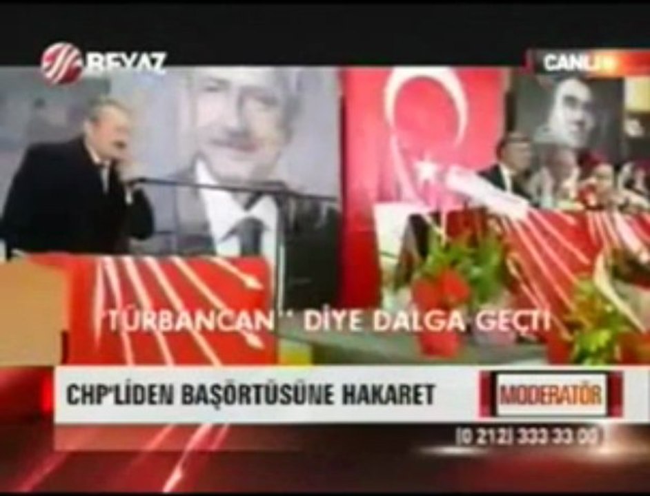 Chp Kongresinde Başörtülüye Hakaret Edildi