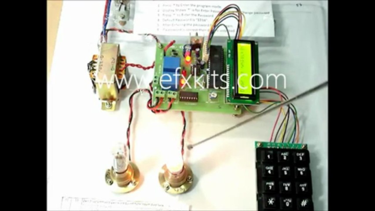 User Programmable Password Based Hotel Room Door Lock