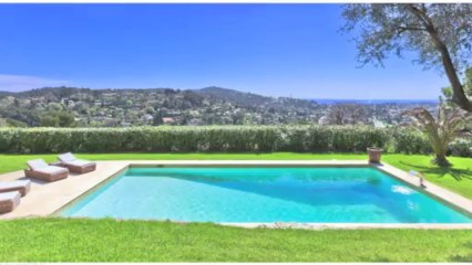A vendre Propriété MOUGINS - Vue mer panoramique - Piscine - Maison gardien - oliveraie