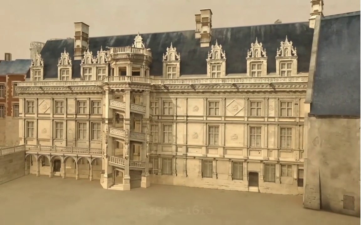 Maquette 3d du Château de Blois