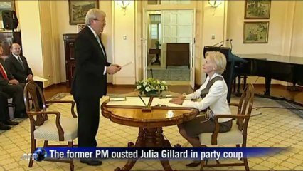 Rudd sworn in as Australia's new prime minister