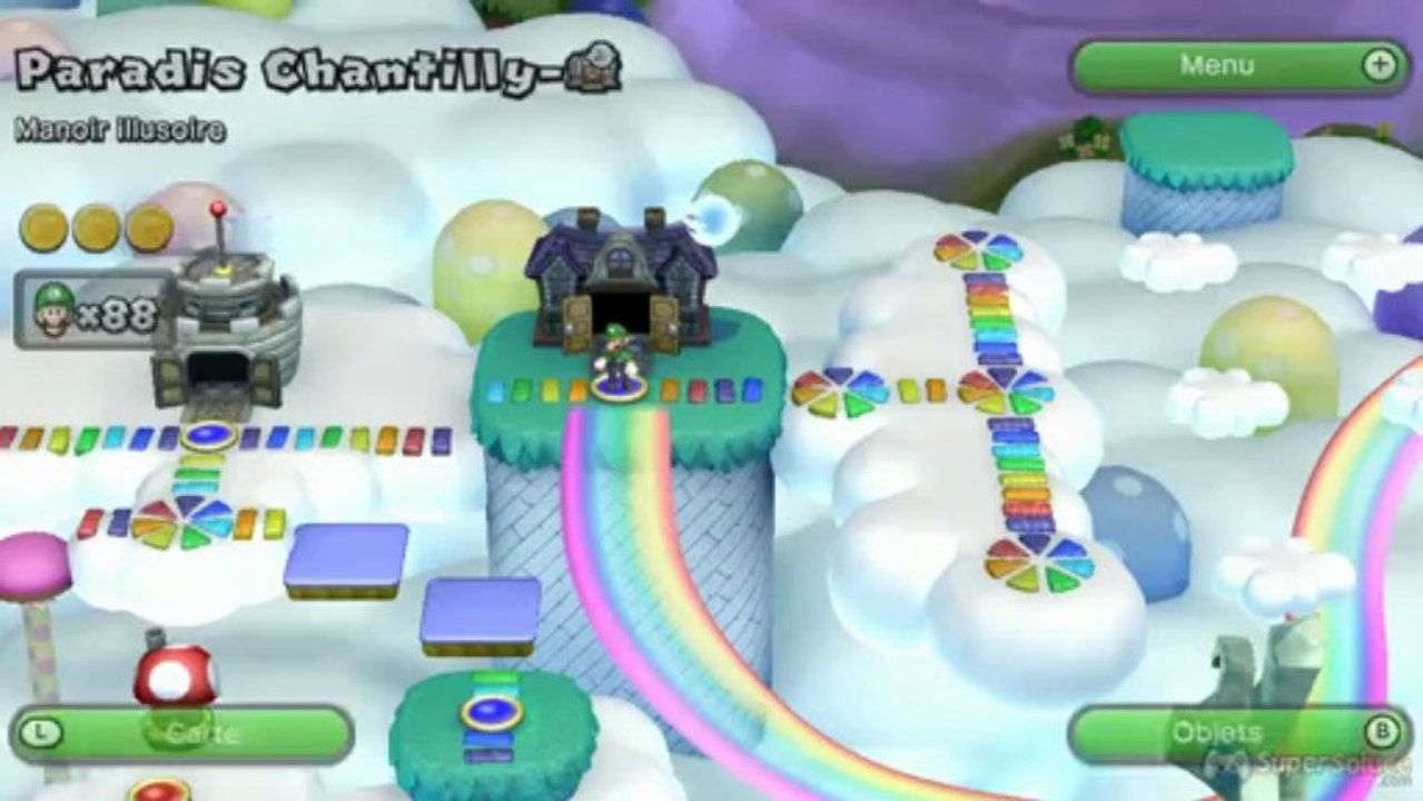 Soluce New Super Luigi U : Niveau 7-Manoir Passage secret