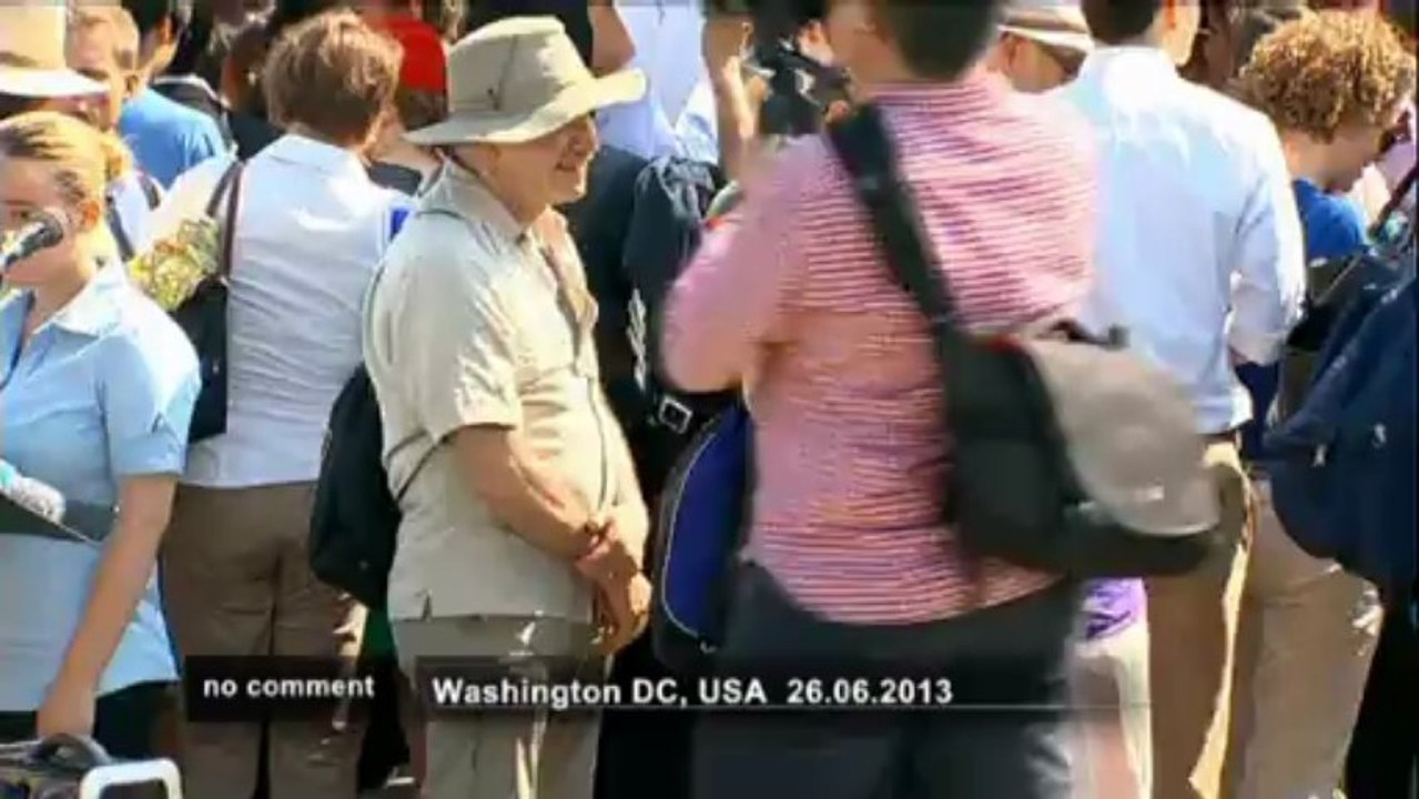 US gay rights supporters celebrate Supreme... - no comment