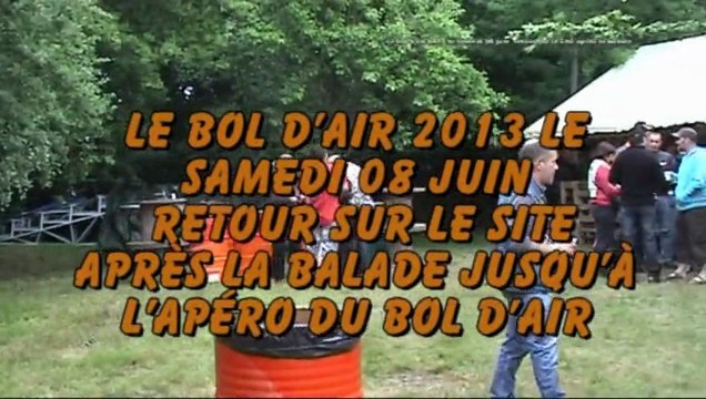le bol d'air 2013 le samedi 08 juin retour sur le site après la balade