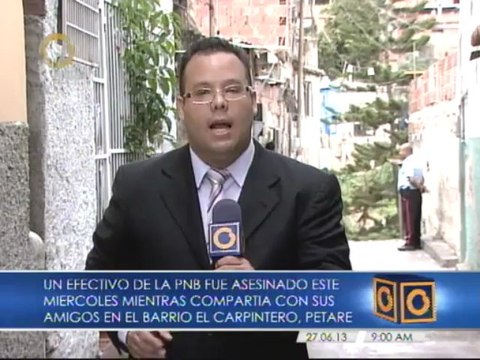 Asesinado funcionario de la Policía Nacional Bolivariana en Petare