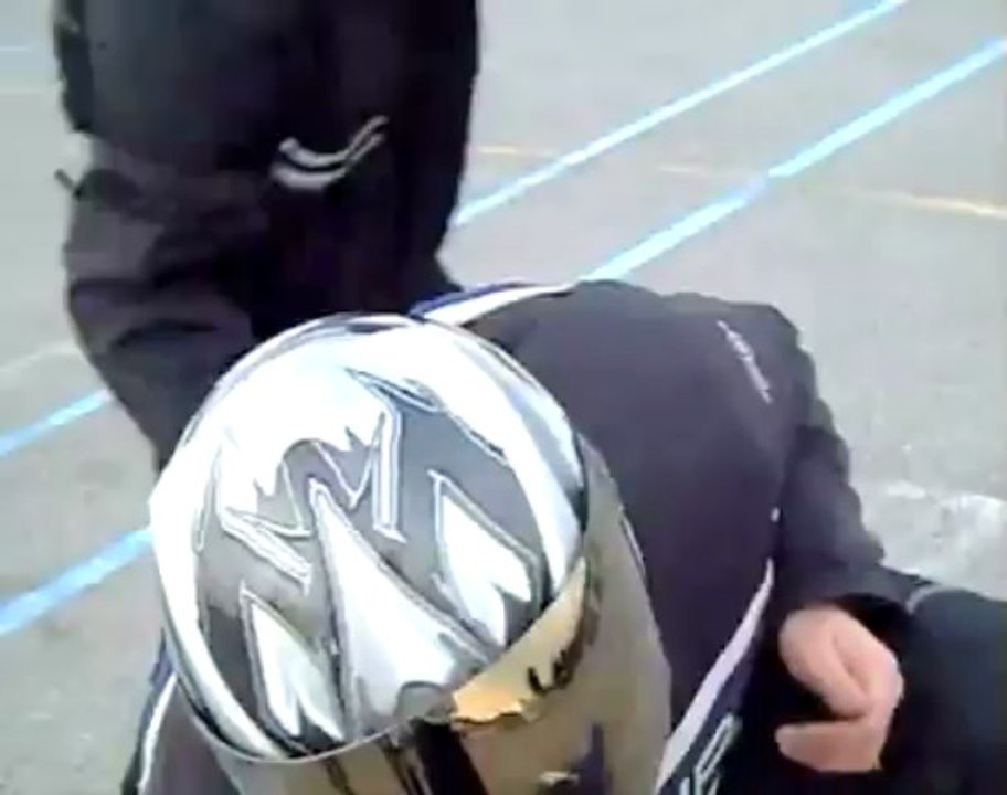 Moto stunt goes wrong