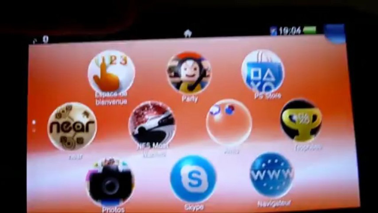 démonstration de la ps vita et d'un jeu