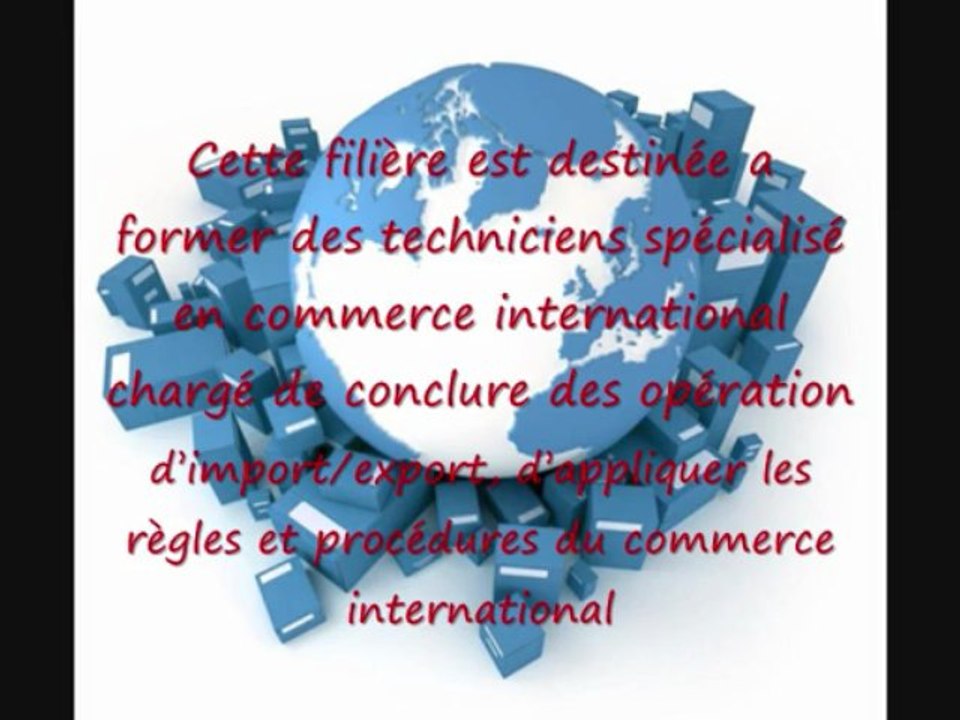 ecole Commerce International casablanca