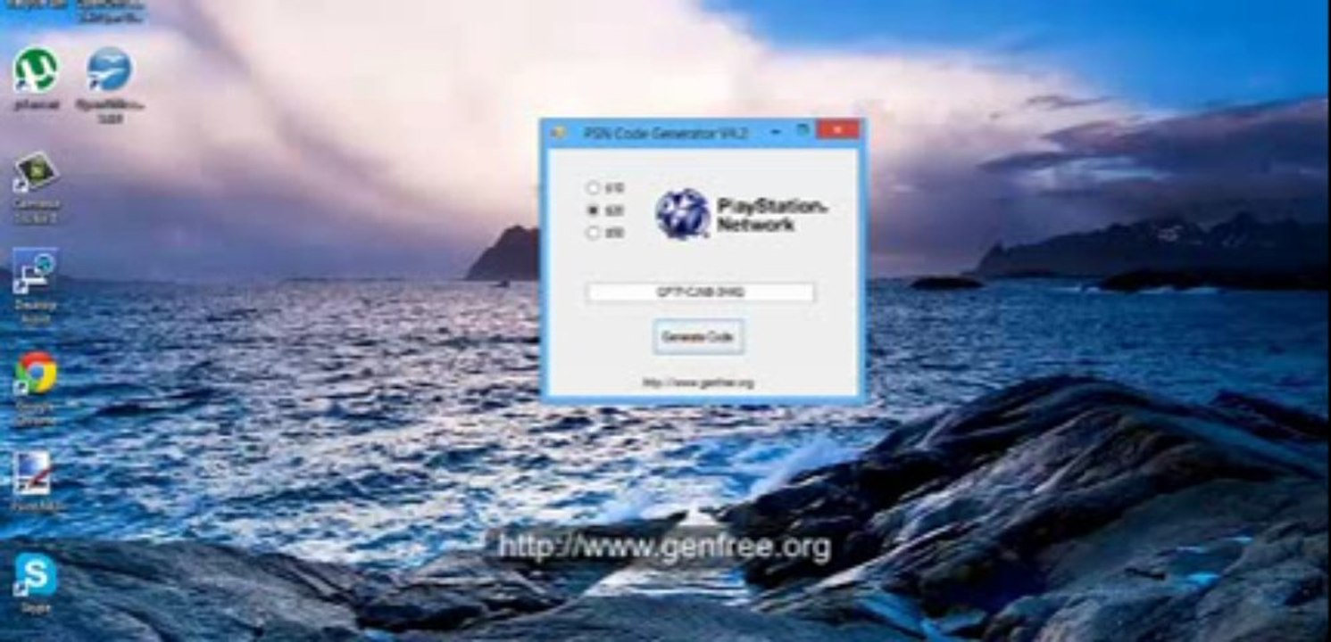 PSN Code Generator ' Générateur ' July - Août 2013 Update