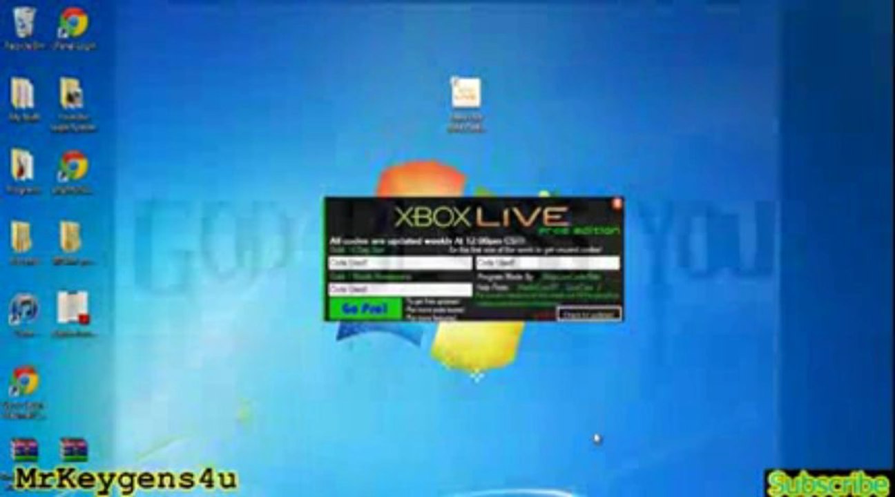 Xbox Live Code Generator ' Générateur ' July - Août 2013 Update