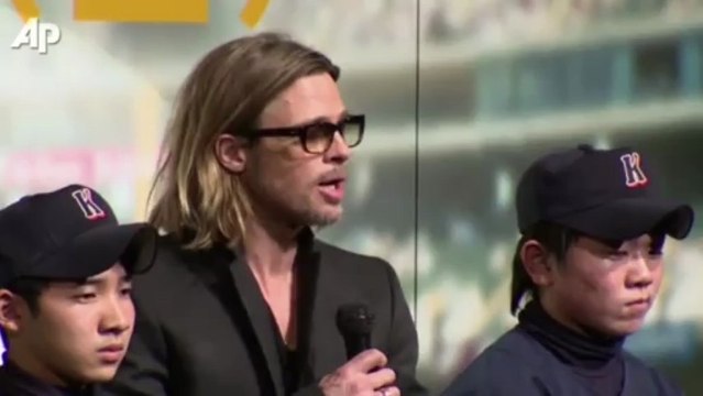 Brad Pitt y Angelina Jolie - MoneyBall Premiere - Tokyo