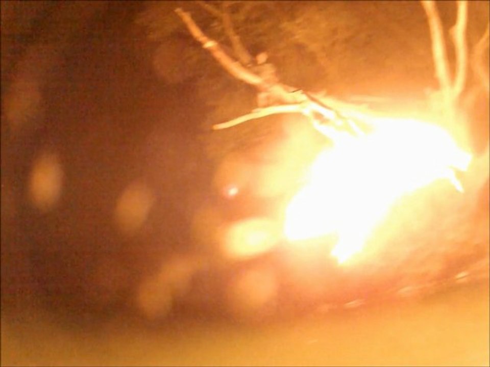 Rope Swing on Fire