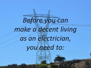 How To Make A Living As An Electrician