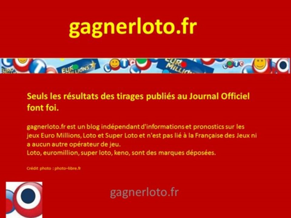 Résultat Tirage LOTO lundi 8 juillet numéros gagnants Encore les 5 numéros dans notre système