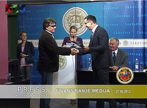 K23TV - Press iz prve ruke - Finansiranje medija, Subotica - 27. jun 2013.