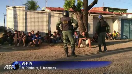 Brésil: heurts à Fortaleza pendant le match Espagne-Italie