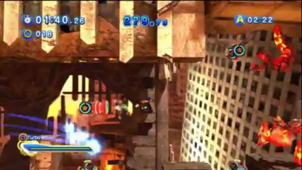 Sonic Generations - Crisis City Acte 2 - Défi 5 : Canons Multidirectionnels