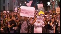 Disturbios en Fortaleza en el contexto de las protestas...