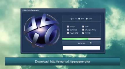 PSN Code Generator % July - Août 2013 Update