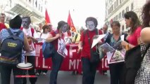 “Senza diritti siamo solo schiavi”, Fiom Cgil in piazza contro la Fiat