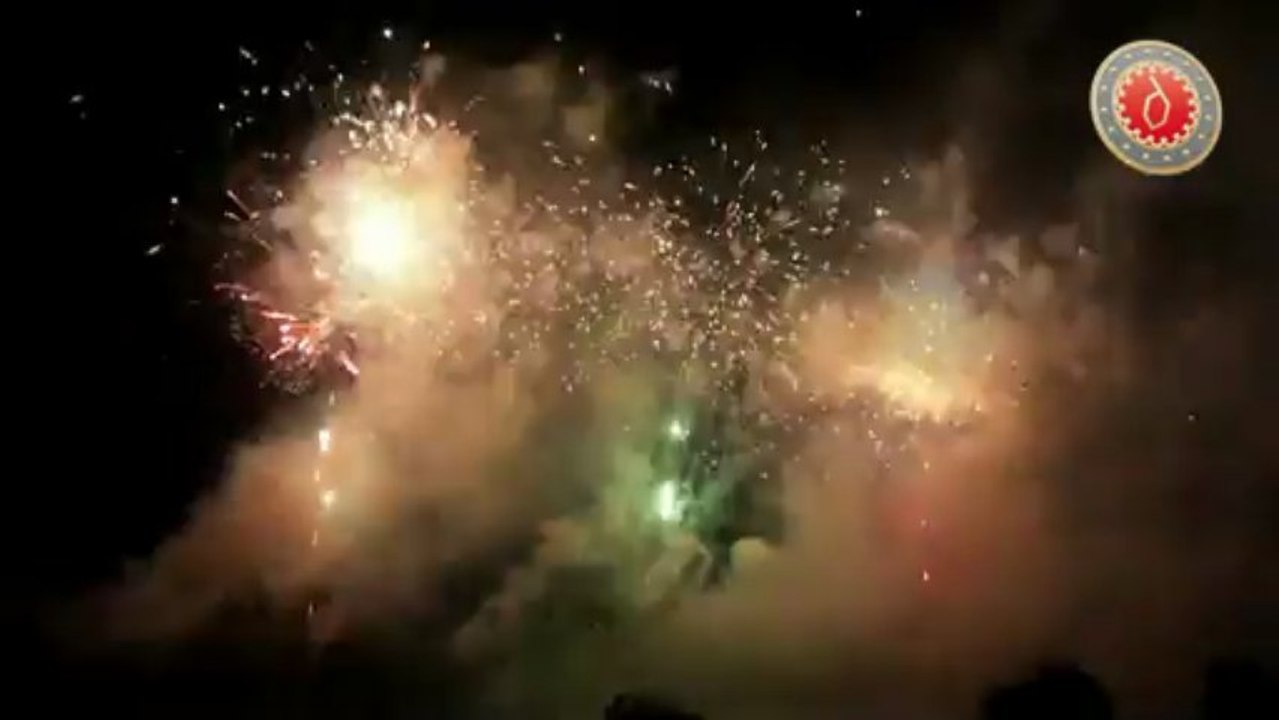 Douai - Vendredi 14 septembre 2012 - Feu d'artifice au Rivage Gayant