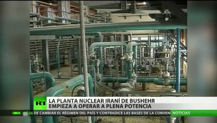 La planta nuclear iraní de Bushehr está en funcionamiento