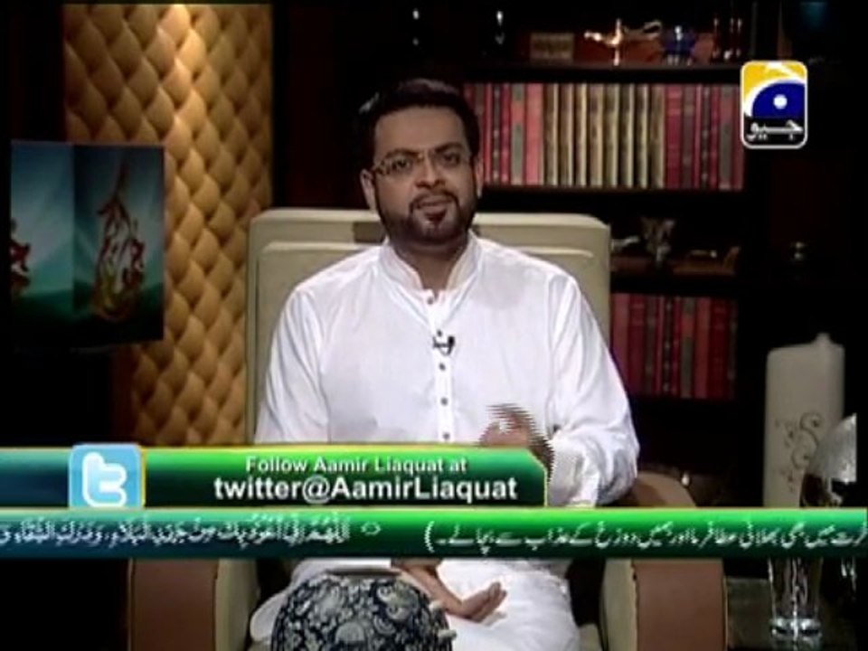 Jummah Kareem Ep # 20 Part 1 with Aamir Liaquat Husain on Geo tv at 28-6-2013