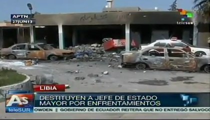 Destituyen al jefe de Estado Mayor del Ejército libio