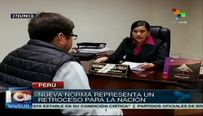 Grupos conservadores influyen en legislaciones del Perú