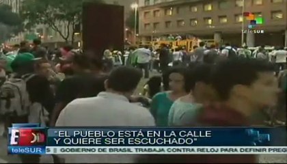 Movilización en Río de Janeiro contra militarización en favelas