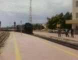 train sncft venant de gafsa et tozeur entre a la gare de sfax tunisie