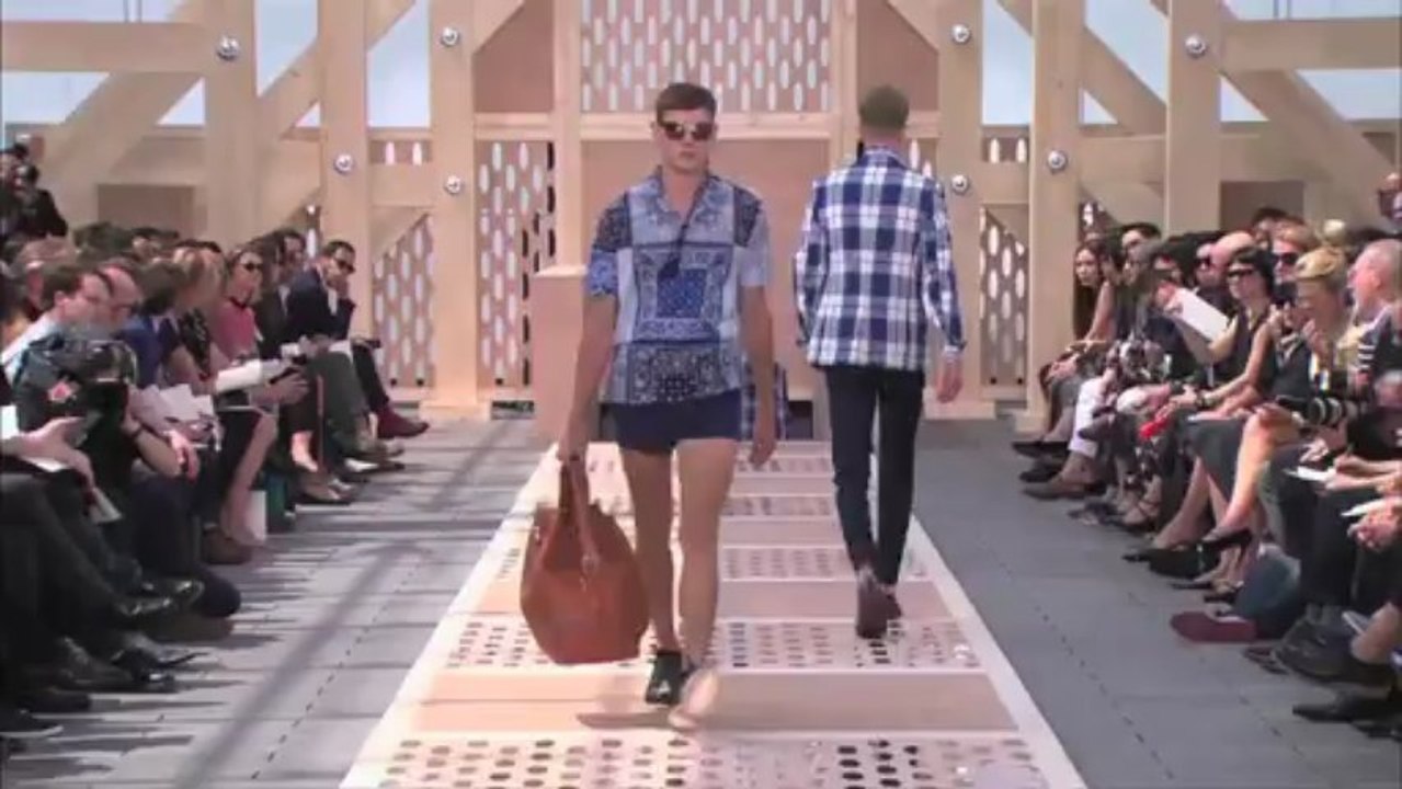 Le défilé Louis Vuitton homme printemps-été 2014 à Paris