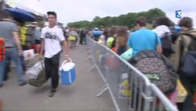 Festival Garorock, les festivaliers arrivent