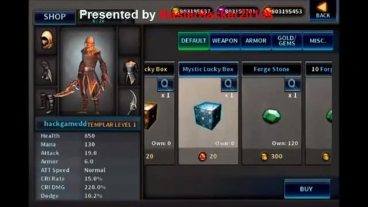 Dark Avenger Hack June 2013 [UPDATED]