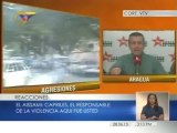 El Aissami: Capriles, el responsable de la violencia aquí fue usted