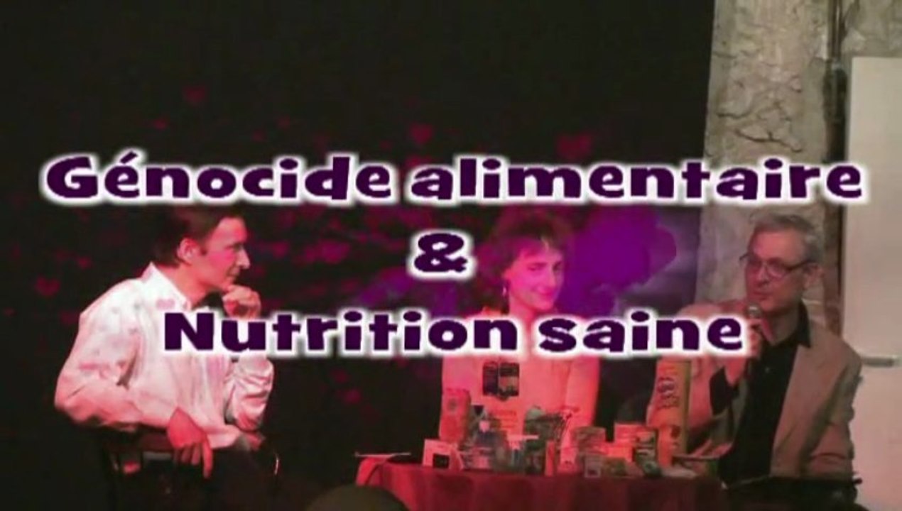 Génocide alimentaire et Nutrition saine