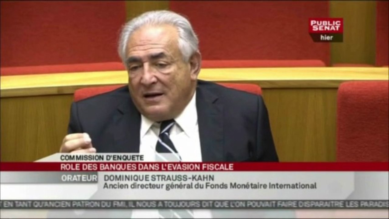 DSK au Sénat - La Finance Internationale