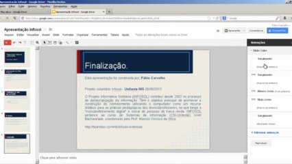 Aula 12 - atividades, animações para o 5 slide