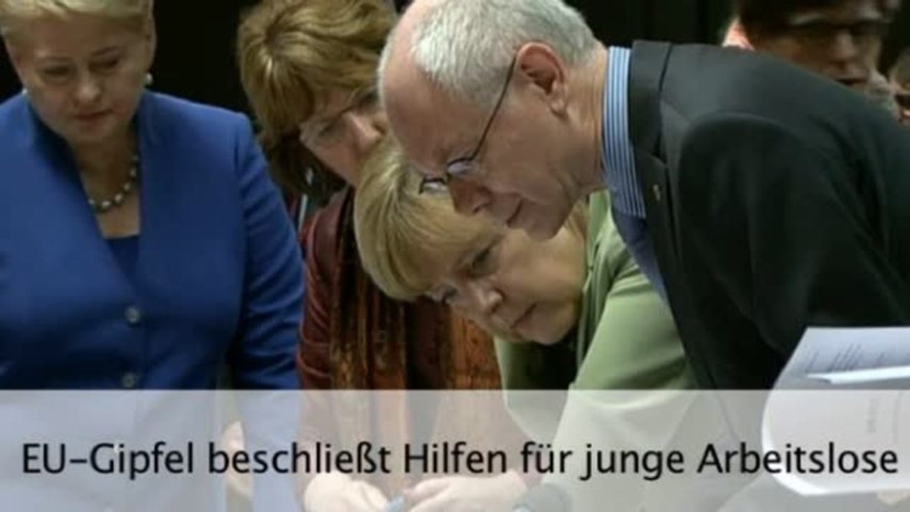 EU-Gipfel beschließt Hilfen für junge Arbeitslose