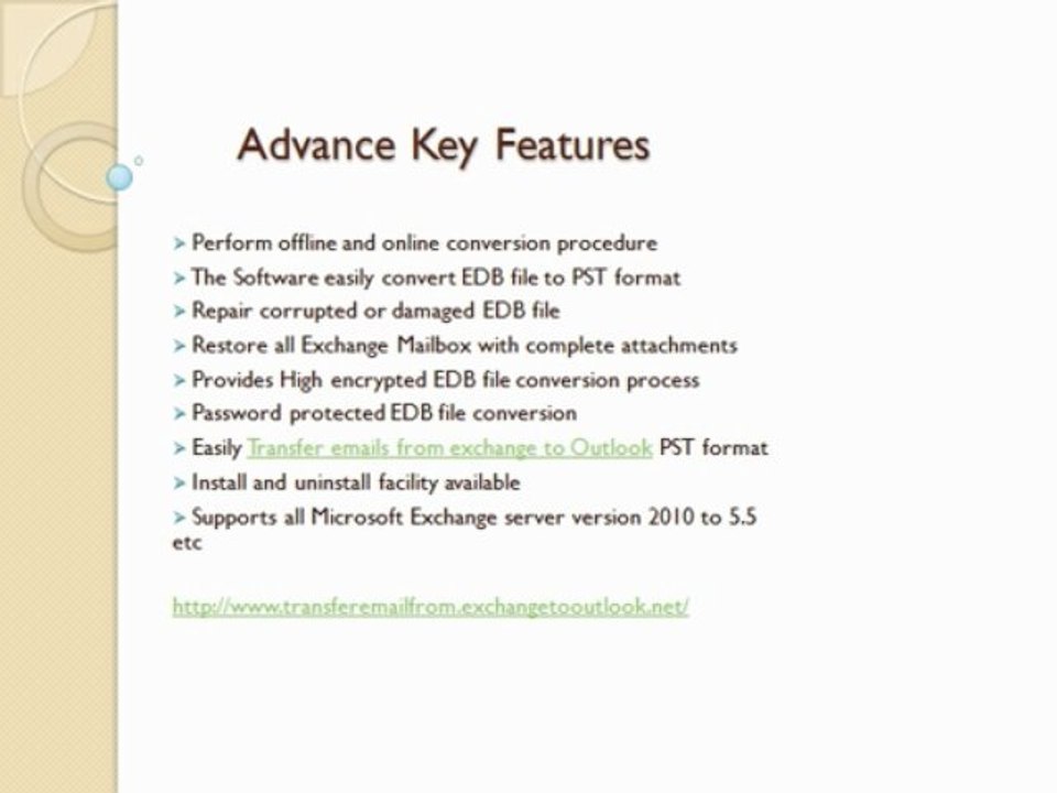 Transfer emails from Exchange to Outlook
