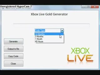 [XboX360]Live gold generator (no stupid virus and fake)