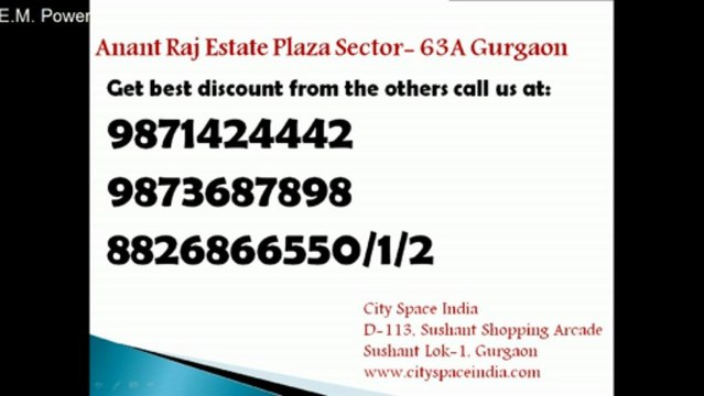 GF-FF Office ((9873687898)) Anant Raj Estate Plaza Sector 63A Gurgaon