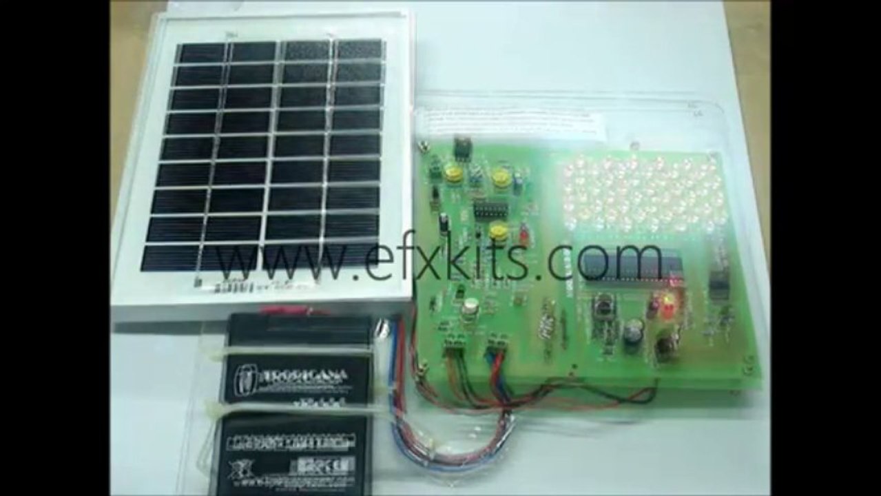 Solar Based LED Street Light with Auto Intensity Control