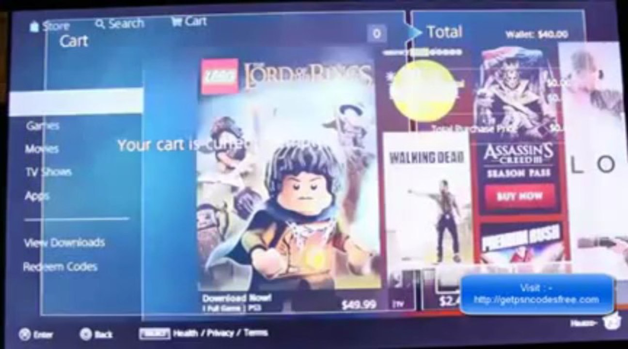 PSN Code Generator | Générateur | July - Août 2013 Update